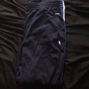 Navy blue polo joggers
